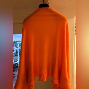 In time for colder Halloween stitch and needle 2 ply Cashmere cape one size